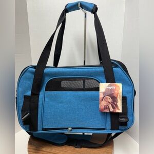 Jespet Soft Sided Collapsible Pet Travel Carrier Mesh Kennel Dogs Cats Puppies